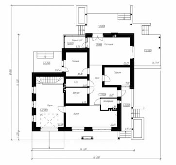 Проект дома по каркасной технологии